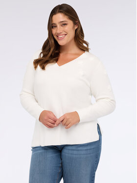 Fiorella Rubino Fiorella Rubino Maglione M801L008200N011 Bianco Regular Fit