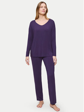 Triumph Triumph Pižama Timeless Sensuality 10221061 Violetinė Regular Fit