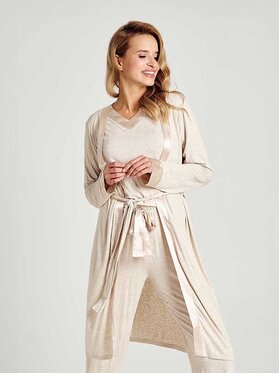 Taro Taro Szlafrok TA3106-01 Beżowy Basic Fit