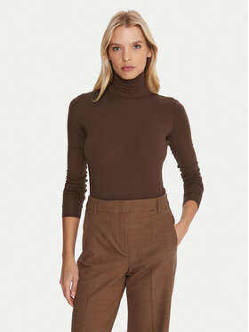Weekend Max Mara Weekend Max Mara Поло Multif 2525946022 Кафяв Slim Fit