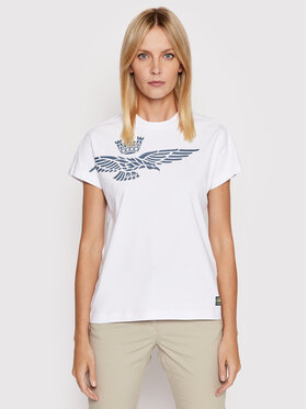 Aeronautica Militare Aeronautica Militare T-Shirt 221TS1933DJ469 Biały Regular Fit