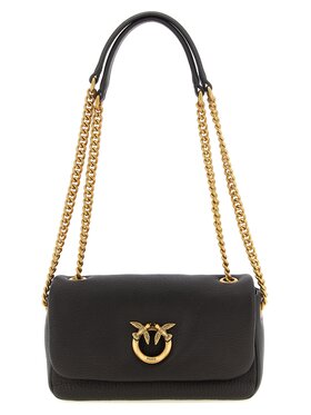 PINKO PINKO Torebka Brown Lamb Leather Crossbody Brązowy