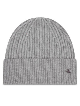 Calvin Klein Calvin Klein Σκούφος Ck Metal Wool Beanie LV04D8032G Γκρι