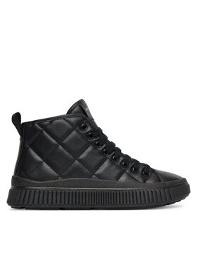Geox Geox Sneakersy J Laquinny J56M3F 000BC C9999 D Černá