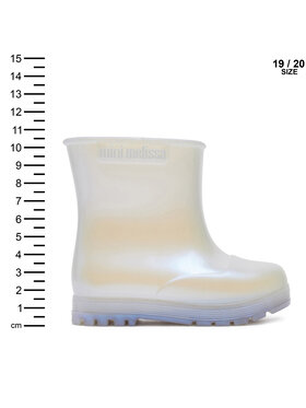 Melissa Gumene čizme Mini Melissa Welly Bb 33869 Srebrna