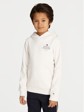 Tommy Hilfiger Tommy Hilfiger Felpa Logo Print KB0KB09193 Bianco Regular Fit