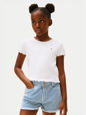 Tommy Hilfiger Tommy Hilfiger T-shirt Essential KG0KG08590 Bianco Regular Fit