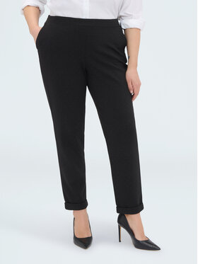 Fiorella Rubino Fiorella Rubino Spodnie materiałowe P872L002484N033 Czarny Regular Fit