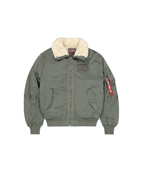 Alpha Industries Alpha Industries Kurtka bomber B-15 III TT Two Tone Bomber Jacket Zielony Regular Fit