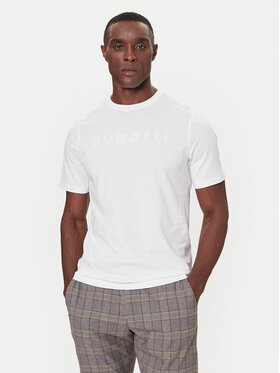 Bugatti Bugatti T-Shirt 8350-85043D Bílá Regular Fit