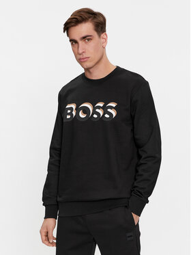 BOSS Boss Mikina Soleri 07 50507939 Černá Relaxed Fit