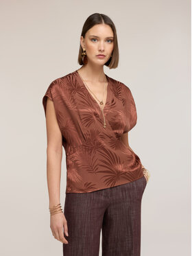 Motivi Motivi Blusa 2020W000780N0V2 Marrone Regular Fit