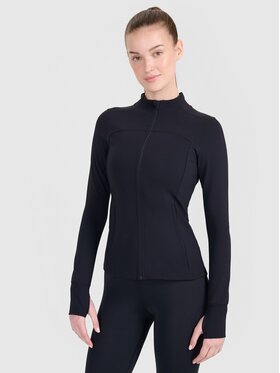 4F 4F Bluza techniczna 4FWSS25TFSWF466-20S Czarny Slim Fit