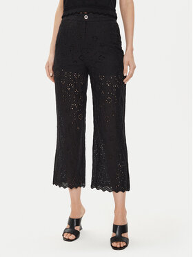 Morgan Morgan Stoffhose 241-PBROD Schwarz Straight Leg