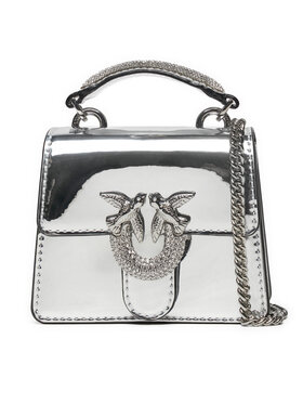 PINKO PINKO Сумка Love One Top Handle Micro Light AI 24-25 PLTT 102740 A1JD Срібний