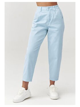 Makadamia Makadamia Jeansy C31 Niebieski Baggy Fit
