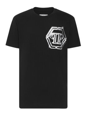 PHILIPP PLEIN PHILIPP PLEIN T-Shirt 1459 Czarny Regular Fit