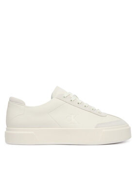 Calvin Klein Calvin Klein Sneakersy Basket Cupsole Lup Wt Lth HM0HM02133 Biela