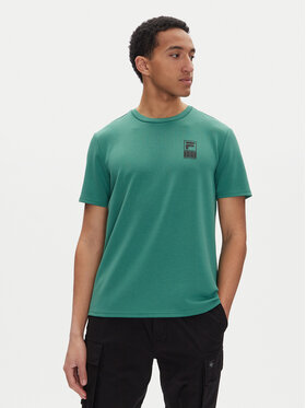 Fila Fila T-krekls Lennik FAM0883 Zaļš Regular Fit
