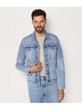 Lee Cooper Lee Cooper Kurtka jeansowa TAURO Niebieski Regular Fit