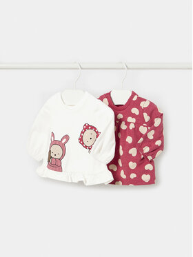 Mayoral Mayoral 2er-Set Blusen 2.002 Rot Regular Fit