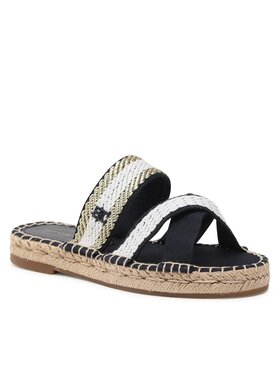 Tommy Hilfiger Tommy Hilfiger Espadrile Golden Webbing Sandal FW0FW07096 Mornarsko modra