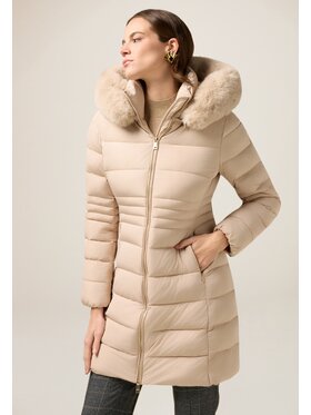 Oltre Oltre Giubbotto piumino F006R001486N002 Écru Slim Fit