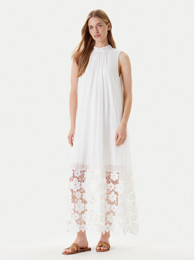 YAS YAS Letní šaty Twigsy 26037703 Bílá Relaxed Fit