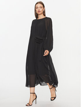 Dixie Dixie Vsakodnevna obleka A319Z029A Črna Relaxed Fit