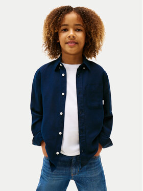 Tommy Hilfiger Tommy Hilfiger Cămașă KB0KB09550 D Bleumarin Relaxed Fit