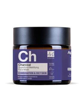 Dr Botanicals Dr Botanicals matująca na twarz z węglem superfood Maska do twarzy