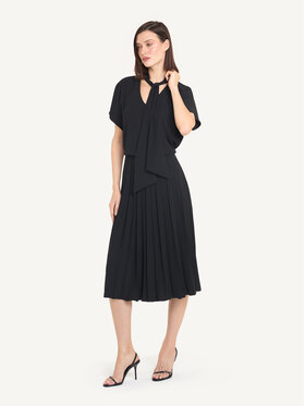 KMX KMX Sukienka koktajlowa 924970007 Czarny Flare Fit