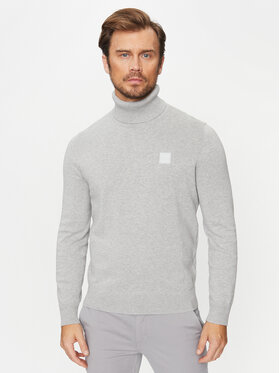 Boss Boss Golfas Akiro 50498952 Pilka Regular Fit