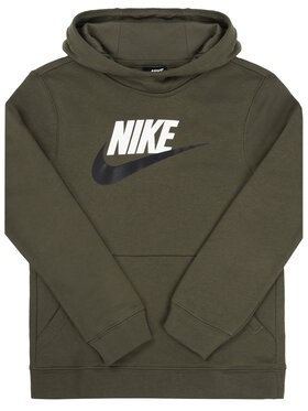 Nike Nike Bluză Club BV0783 Verde Standard Fit