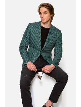Lancerto Lancerto Marynarka Yellen Zielony Slim Fit