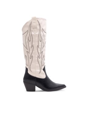JENNY JENNY Cizme și botine cowboy NADIA WS22293-05 Bej