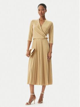 Rinascimento Rinascimento Коктейльна сукня CFC0122980003 Золотий Regular Fit