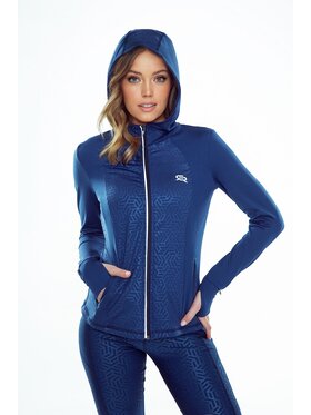 ROUGH RADICAL ROUGH RADICAL Bluza SPEED X HOODIE ZIP Granatowy Slim Fit