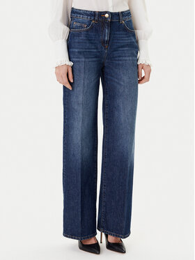 Luisa Spagnoli Luisa Spagnoli Jeansy Ortografia 542372 Granatowy Wide Leg