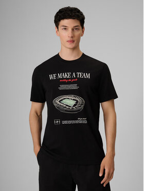 4F 4F T-Shirt PLAYER Czarny Regular Fit