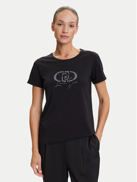 Liu Jo Sport Liu Jo Sport T-Shirt TF5163 JS923 Czarny Regular Fit