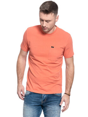 Lee Lee T-shirt SS POCKET TEE Arancione Regular Fit