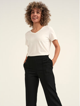 Cream Cream Hlače iz tkanine CRRumpa 10611089 Črna Straight Fit