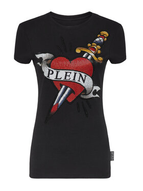 PHILIPP PLEIN PHILIPP PLEIN T-Shirt 6071 Czarny Regular Fit