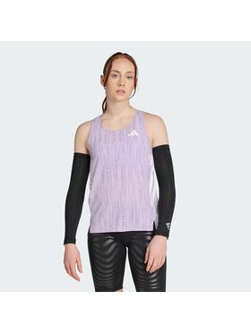 adidas adidas Top 140633 Fioletowy Slim Fit