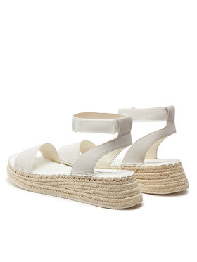 Calvin Klein Jeans Espadrile Sporty Wedge Rope Su Con YW0YW00977 Écru