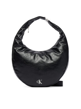 Calvin Klein Calvin Klein Borsetta Buckle Convertible Hobo Bag LV04F3446G Nero