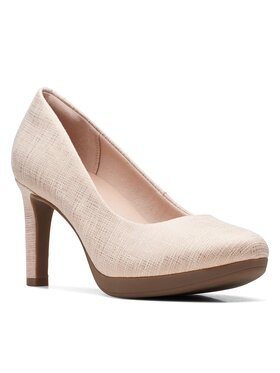 Clarks Clarks Półbuty Ambyr Joy 26170520 Beżowy