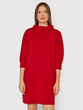 Liviana Conti Liviana Conti Φόρεμα υφασμάτινο L1WI24 Κόκκινο Regular Fit