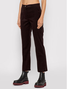 Pinko Pinko Spodnie materiałowe Gaio 1G16U9 Y787 Brązowy Regular Fit
